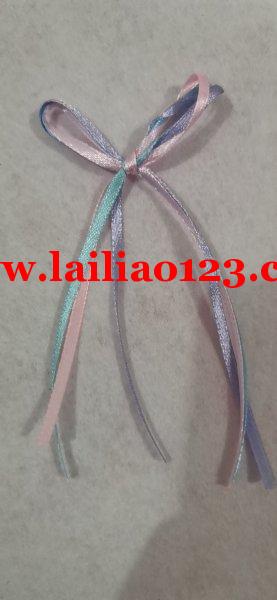 10万打蝴蝶结手工活外发，如图