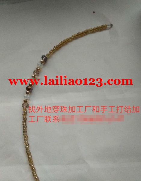 串珠手工活外发，发外地，专业的手工活加工