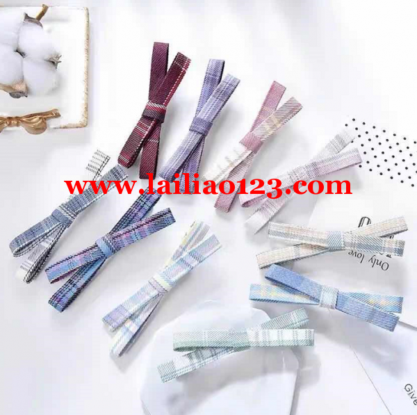 蝴蝶结发夹成品订单：如图款式，寻找有做的