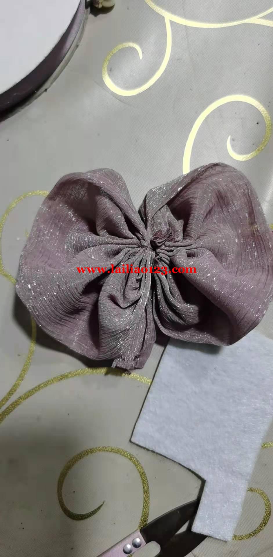 针线手工活：如图，缝布料花外发，寻找专业