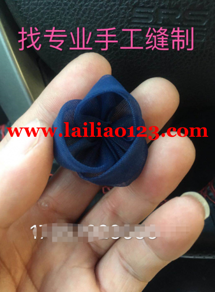 手工针缝花朵手工活外发加工