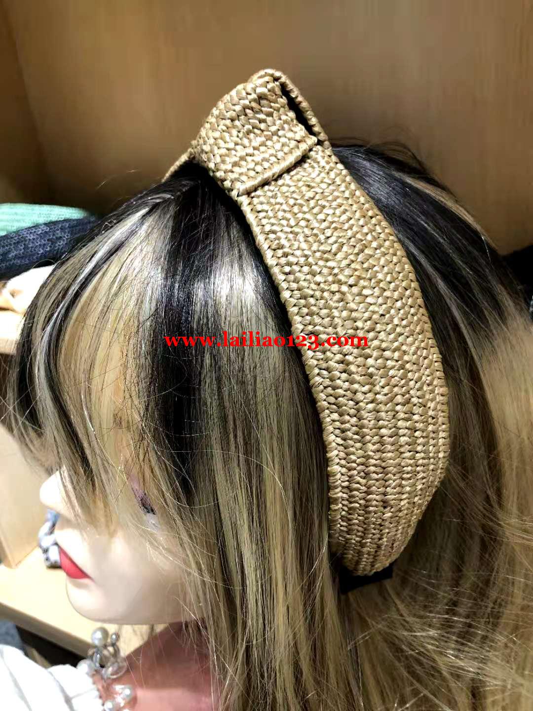 简单中间打结发饰外发，会做的请联系