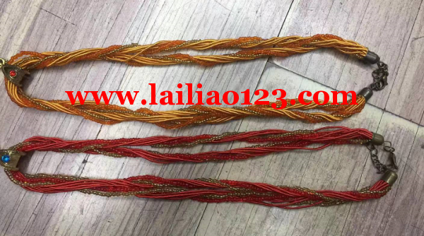 手工串米珠项链成品订单外发，寻找工厂，如