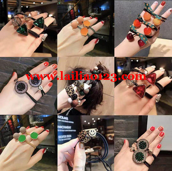 商贸城店找发箍/蝴蝶结发夹/合金抓夹/皮