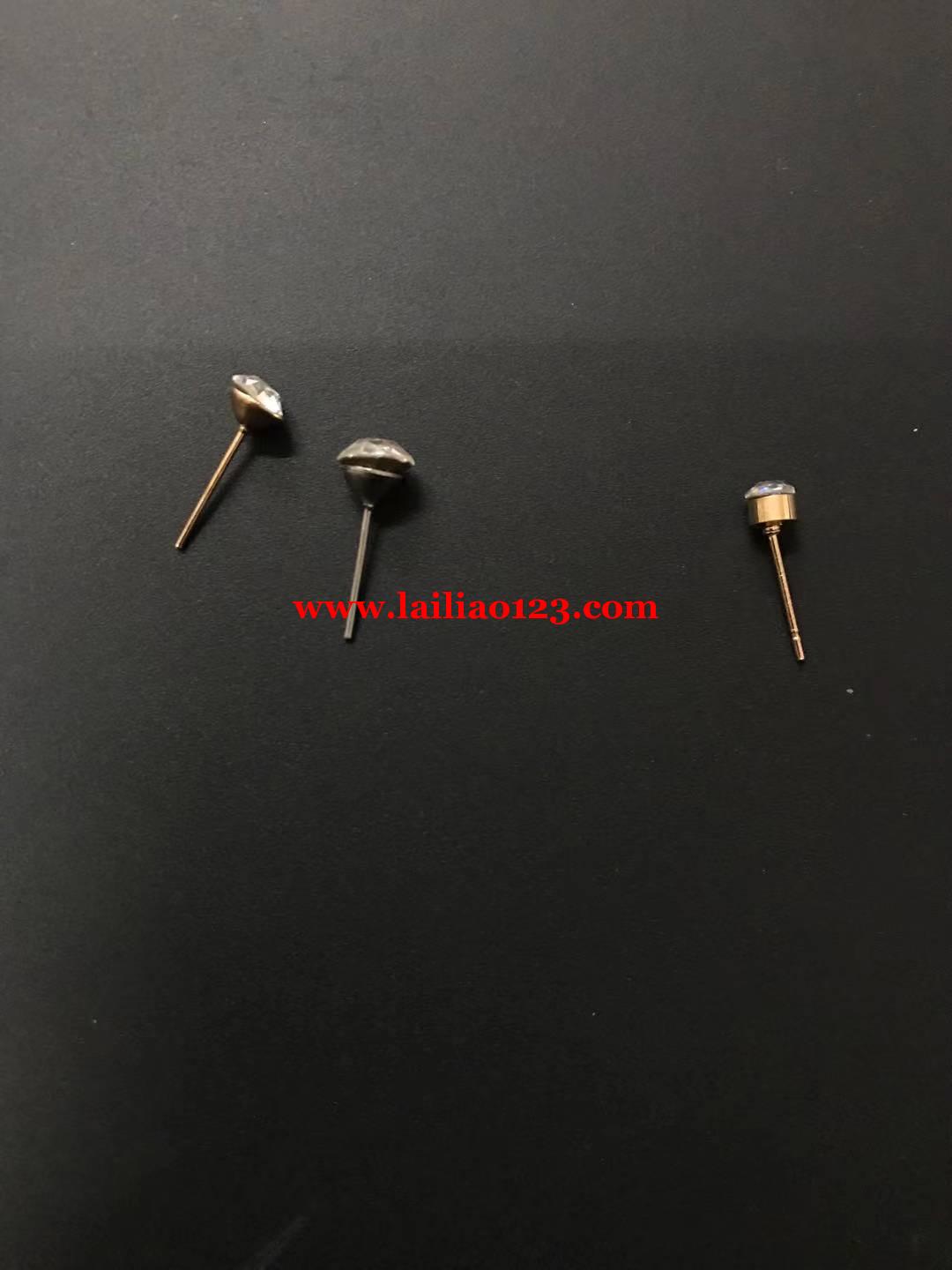 寻找长期合作能点如图尖杯耳钉，车杯耳钉的