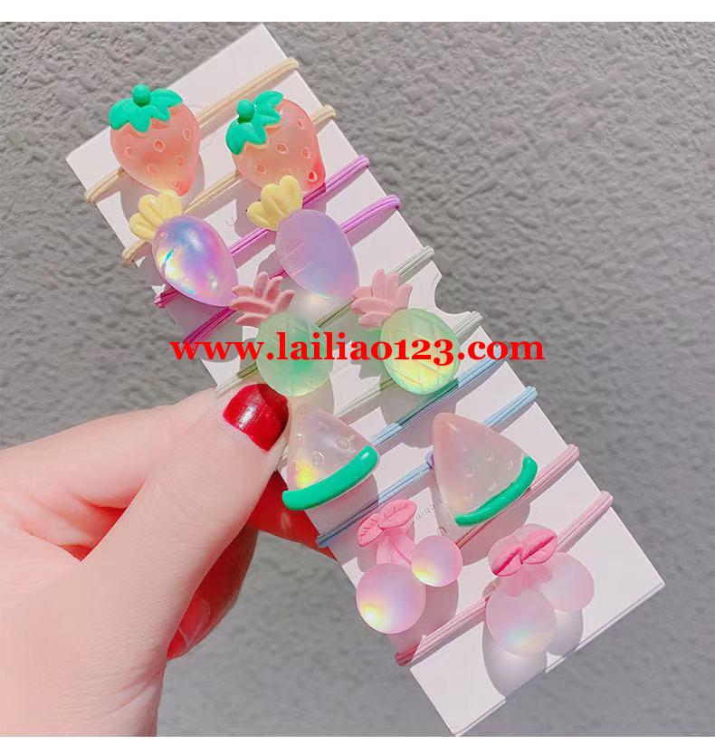 亚克力材质的发绳装饰品订单，如图，有没有