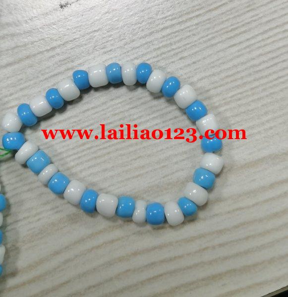 弹力线穿小米珠手链外发，弹力线穿，三万条