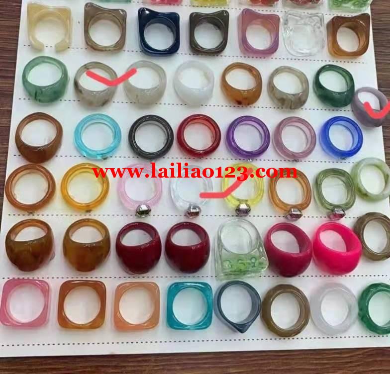 树脂戒指订单，寻找树脂戒指厂家，可以做的