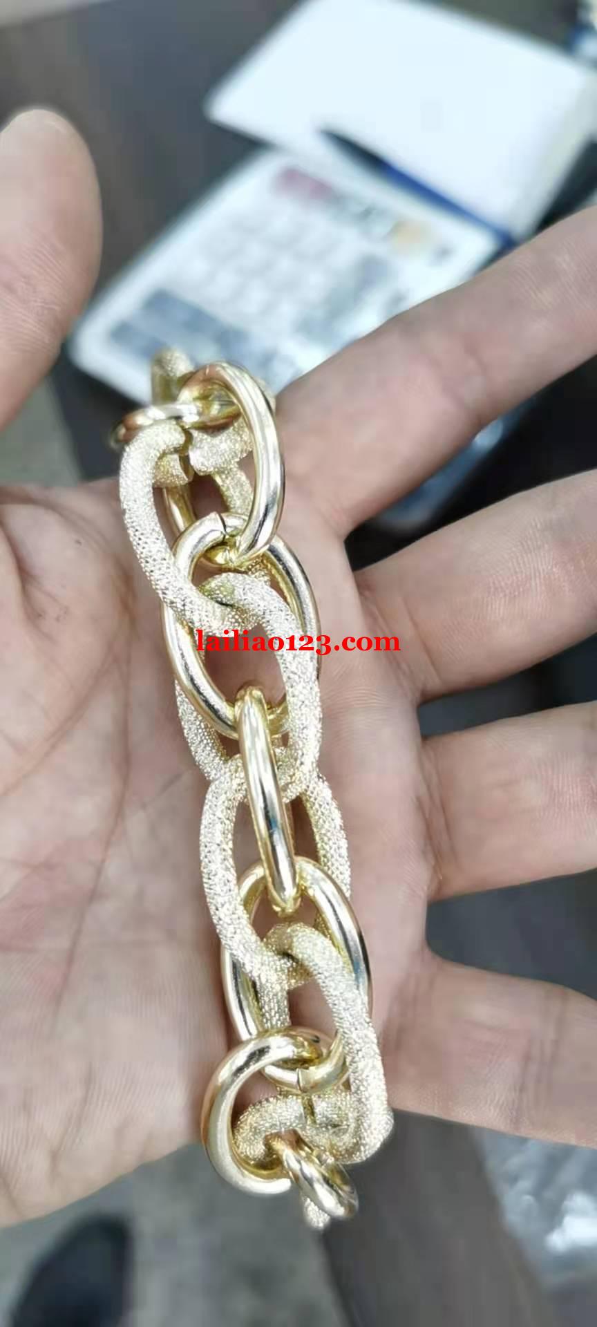 如图，找能做手工铝链双链条加工的，是专业