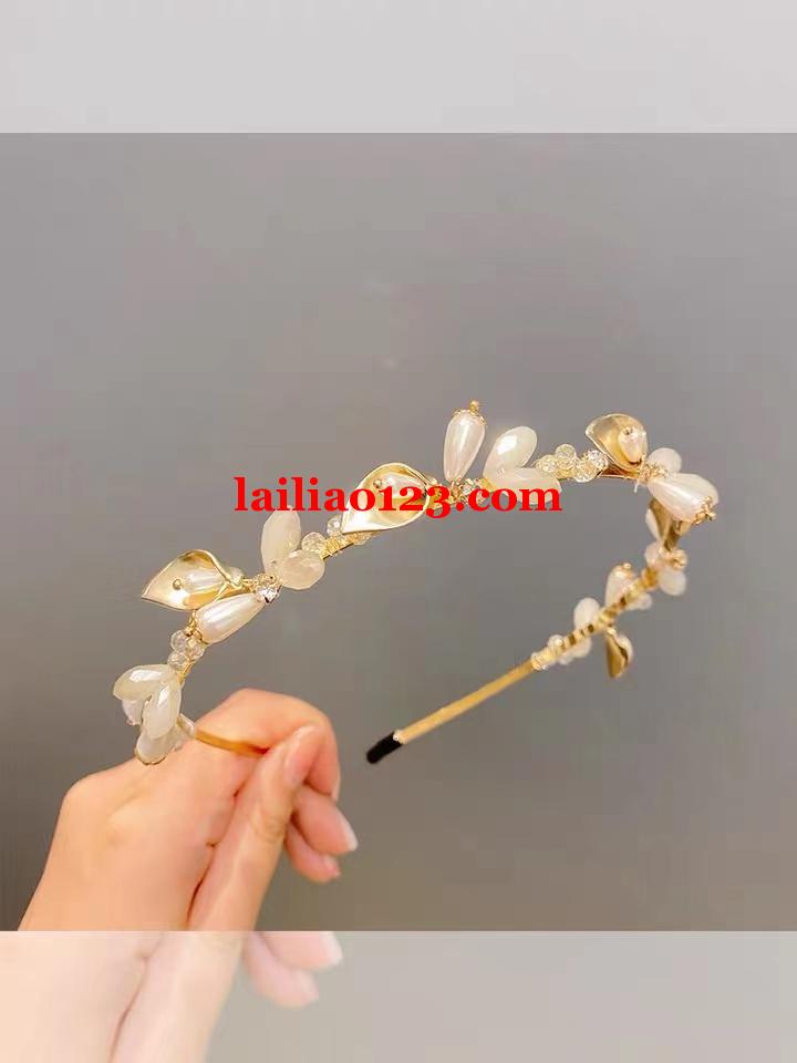 寻找手工工厂，寻找专业做这种鱼线绕发箍的