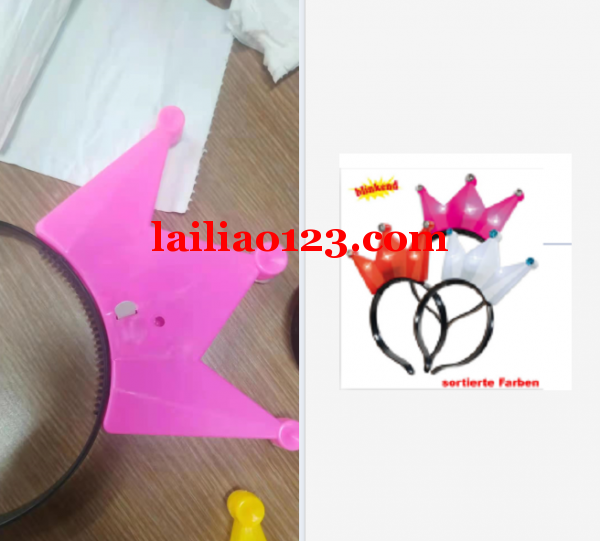 塑料头箍订单成品订单外发，如图，看图，寻