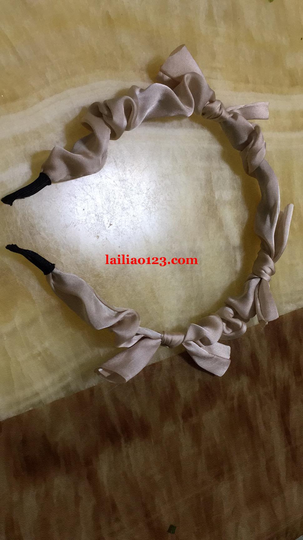 布艺头箍外发加工，如图，头箍，谁会做吗？