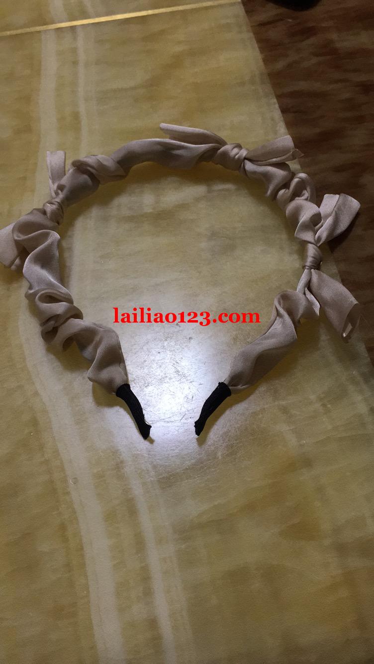 布艺头箍外发加工，如图，头箍，谁会做吗？