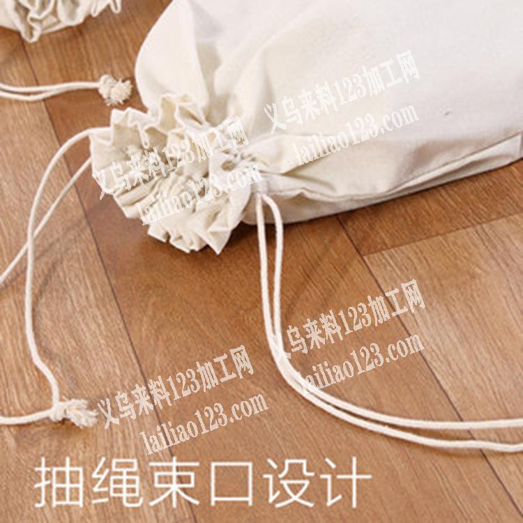寻找图中这种帆布束口袋，尺寸为：170x