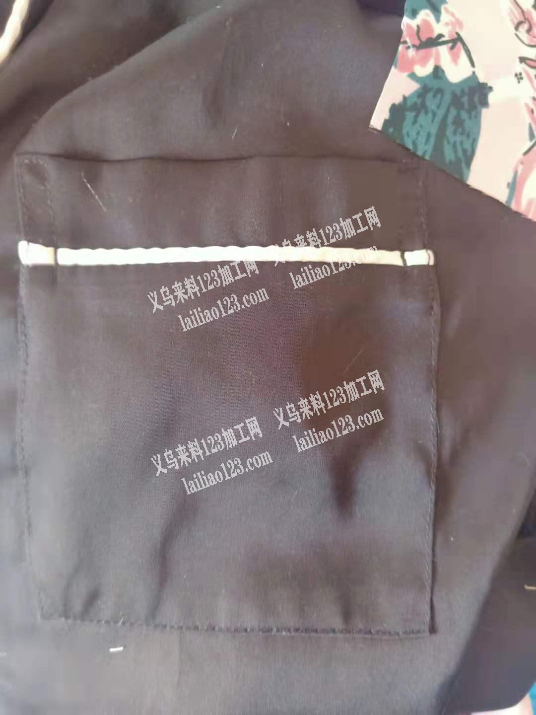 贴袋外发，色丁面料，能做联系，长期合作的