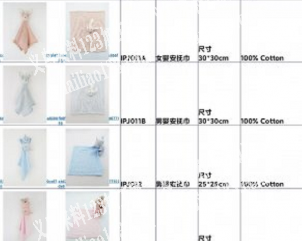 婴儿口水巾寻找做成品的工厂合作，长期合作