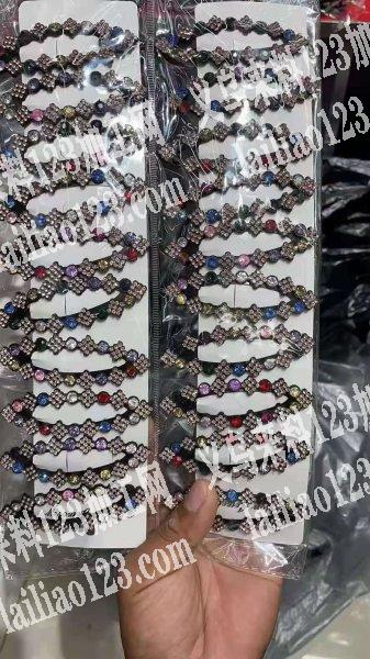 大量烫钻订单外发，如图，寻找做这个发夹无