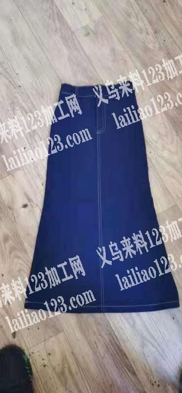 女士牛仔裙子订单外发加工，如图，寻找加工