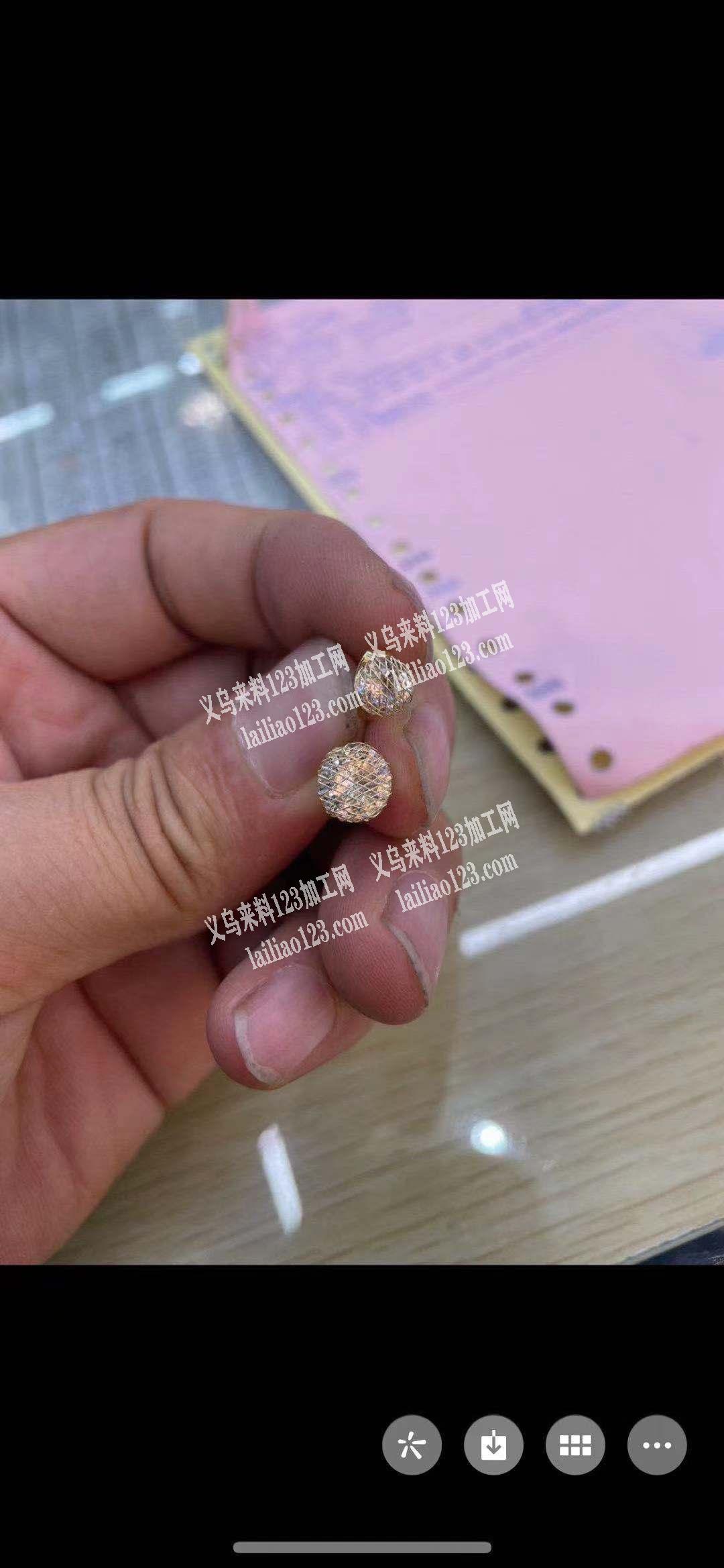 手工活订单外发，找专业做这种包锆石的加工