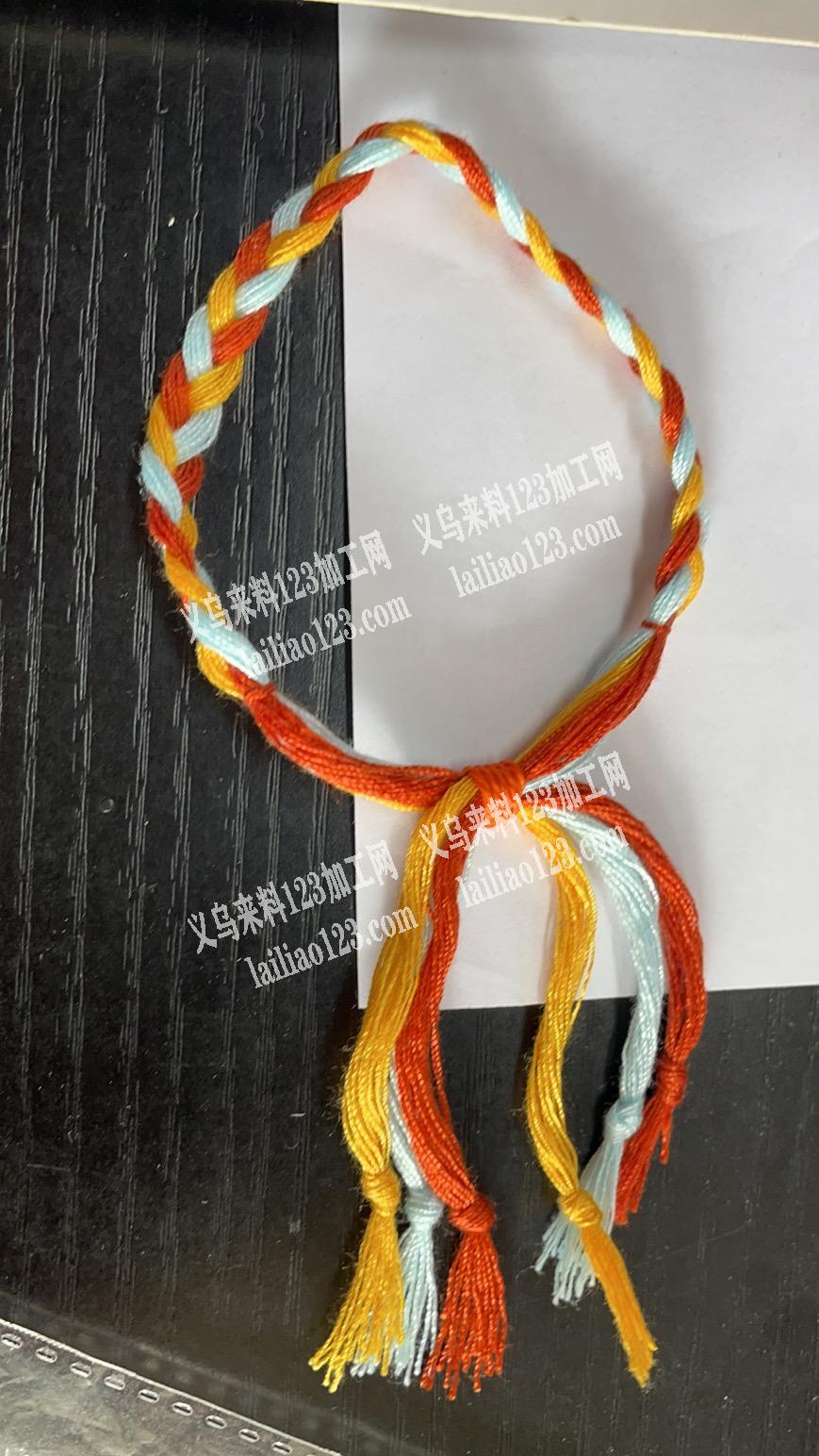 手工活订单，有做这种编织手绳的工厂请联系