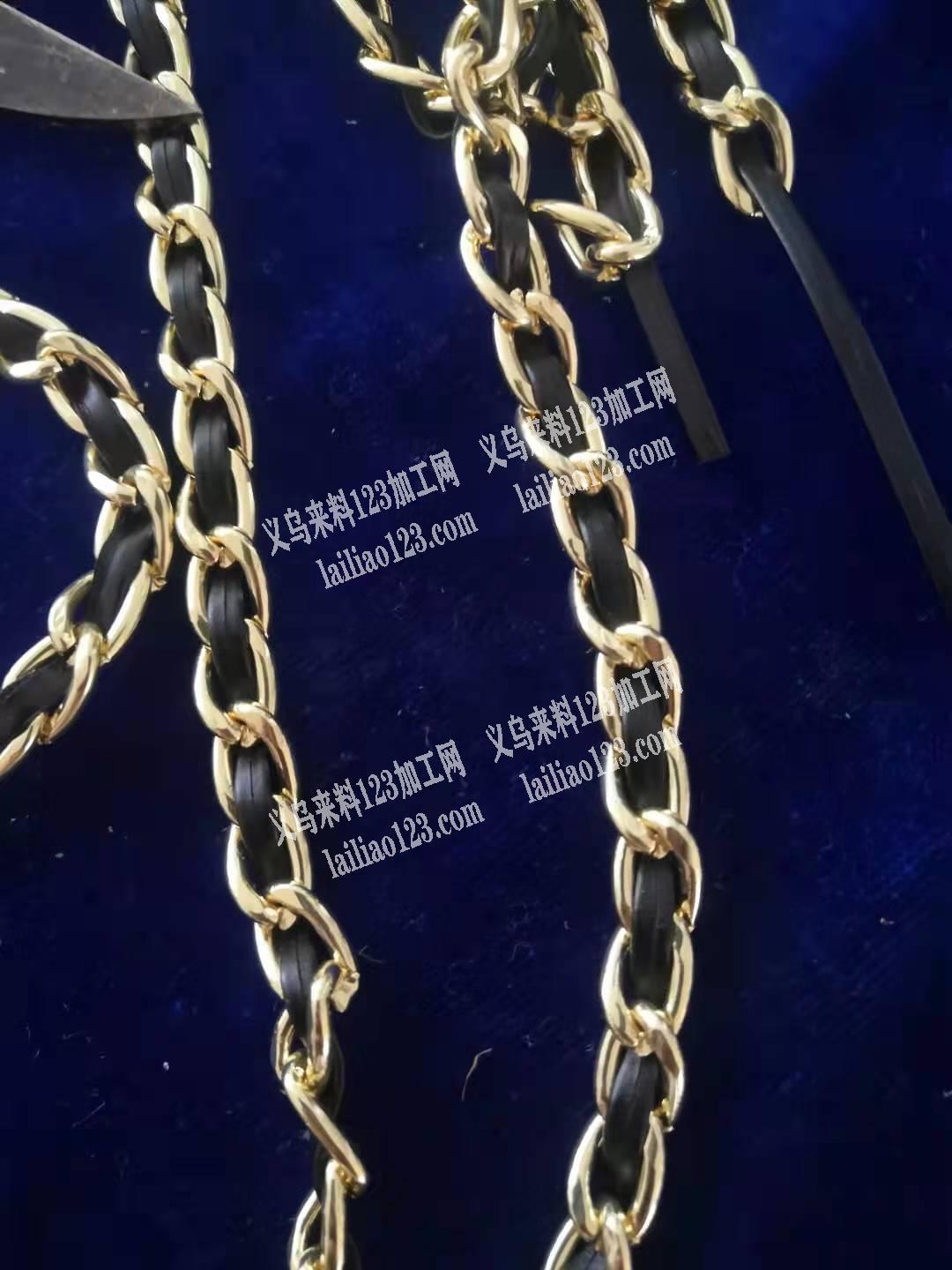 手工活外发，找专业编织这个链条皮绳的加工