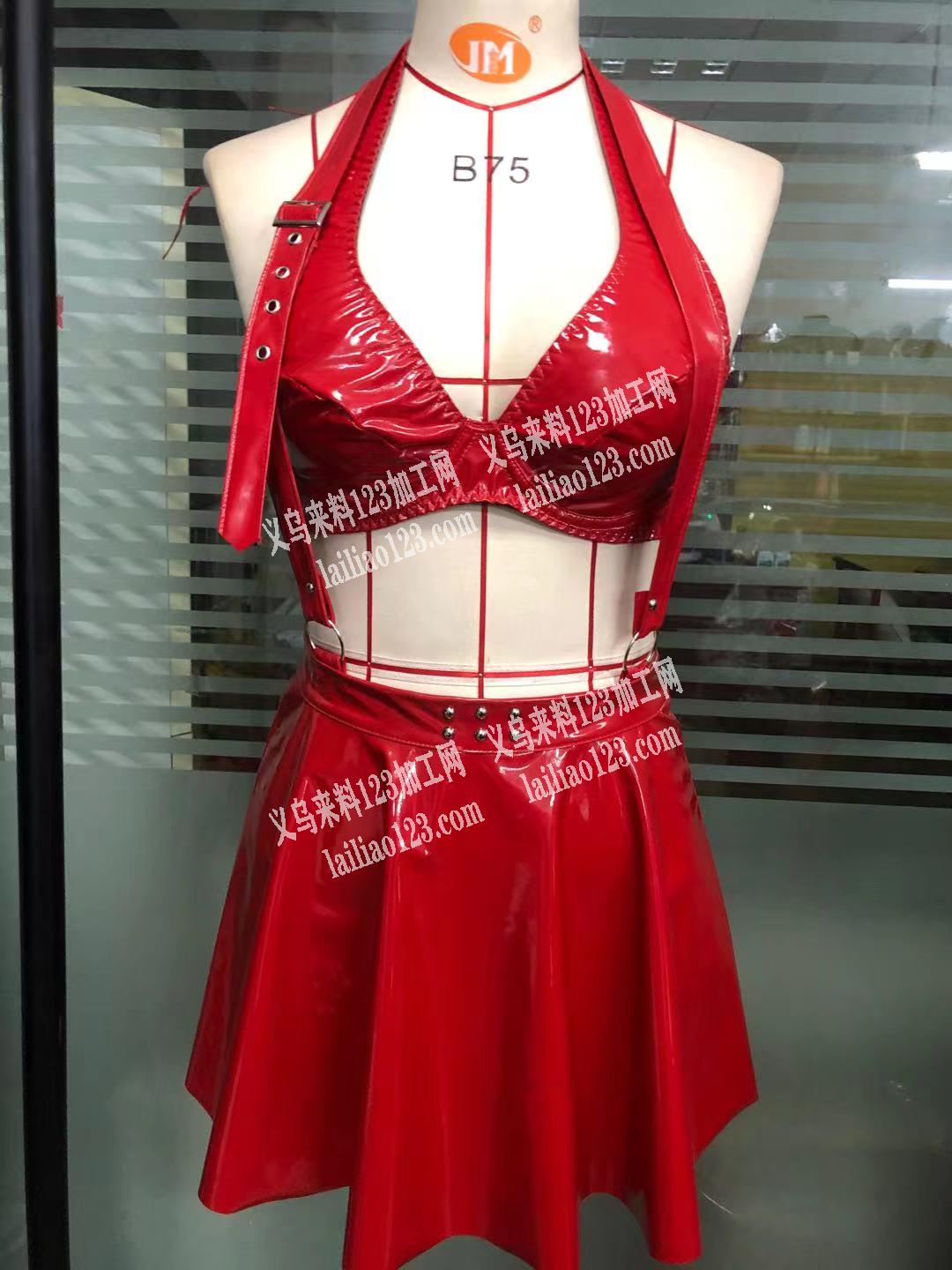 性感吊带裙套装订单外发，附图片，寻找服装