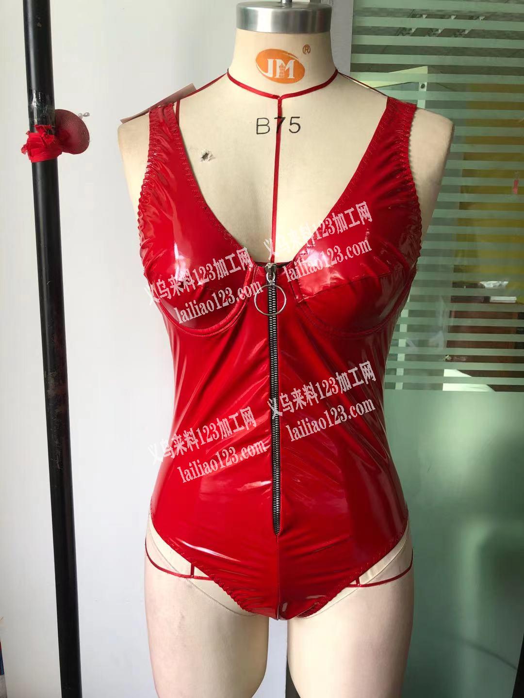 如图拉链款性感连体衣订单外发，寻找成品服