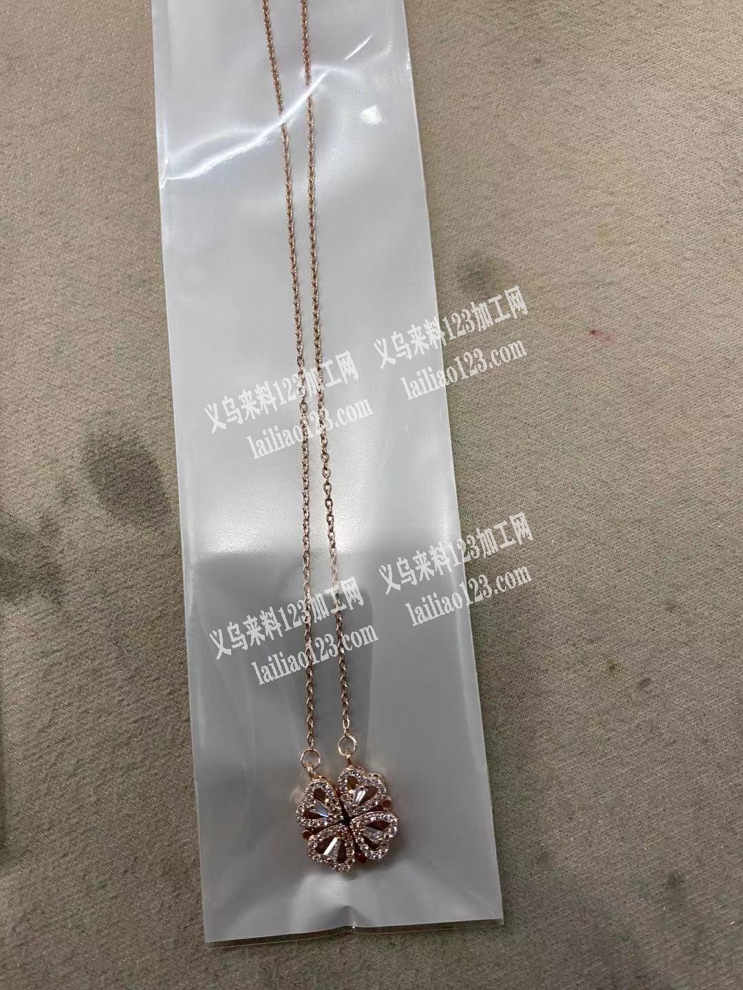 找义乌童店区域专业挂钢圈加工厂，项链外发