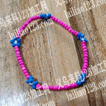 如图串珠子的手工活外发加工，能做的联系我