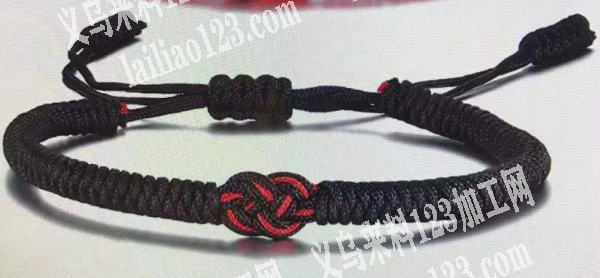 手链编织打结的手工活外发加工，如图，寻找