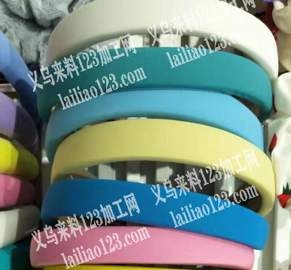 布艺包布的发箍订单，寻找工厂，如图，