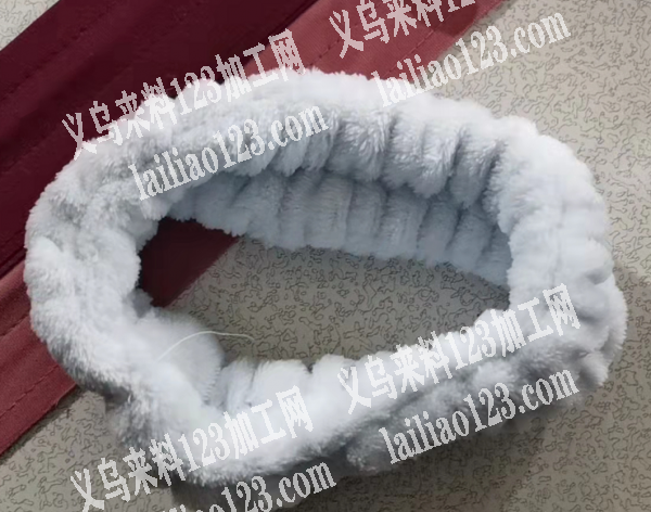 布艺毛绒发带订单外发加工，如图，寻找加工