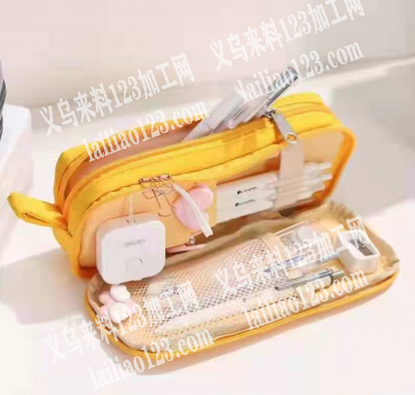 如图，有笔袋外发加工，7000个
