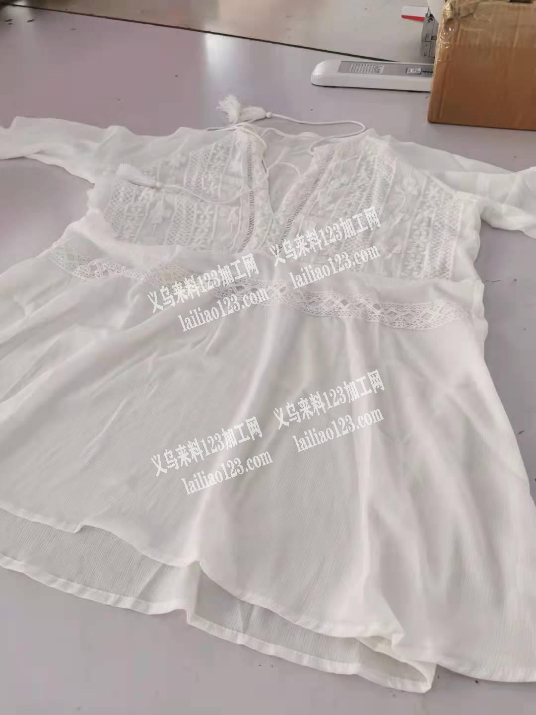 我厂有如图蕾丝裙外发加工，找蕾丝裙服装加