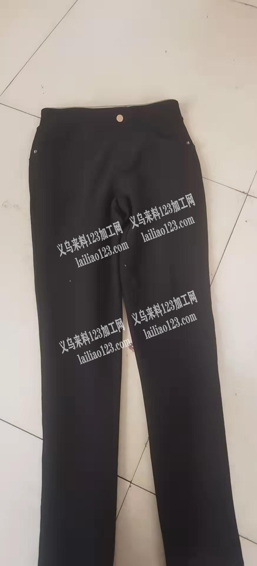 20万小黑裤外发，要求能出量，做过的工厂