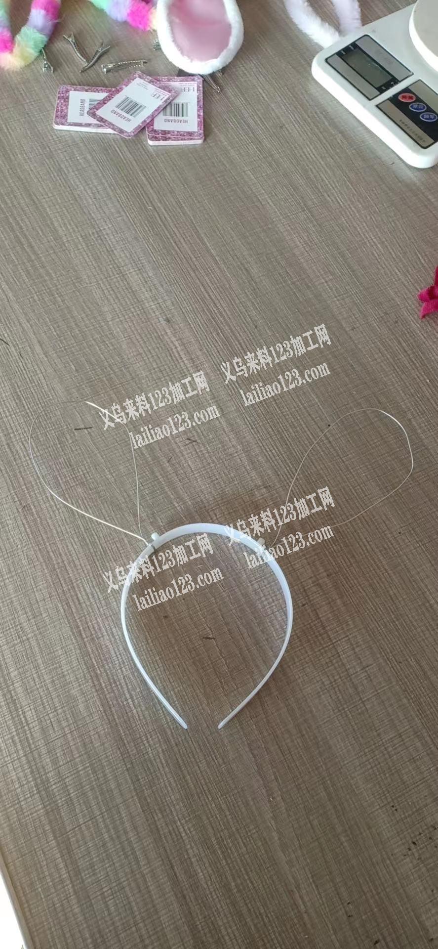 手工活外发。找义乌可以绕兔耳朵发圈的加工