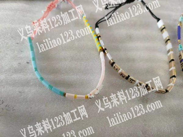手工活外发，找义乌串手链的加工厂，最好是