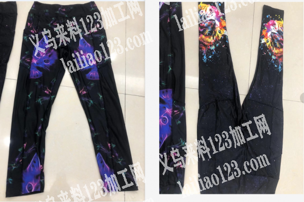裤子外发拷边3针5线压线加工，寻找服装加