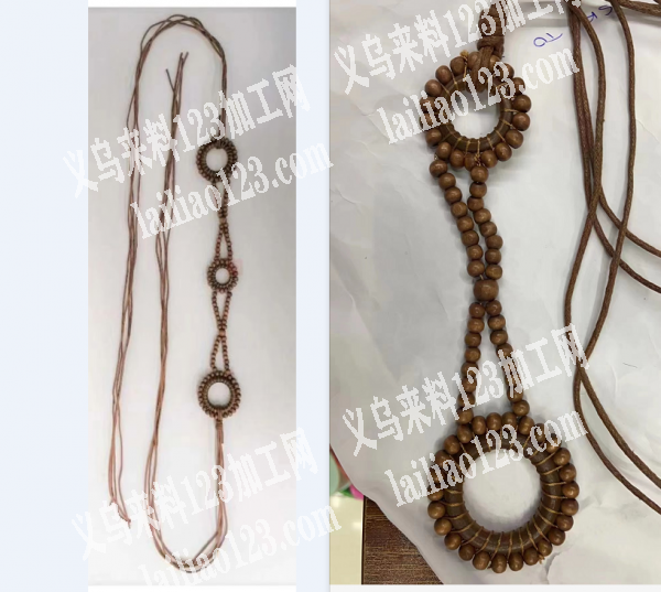 大量如图木珠腰带订单外发，寻找工厂，如图