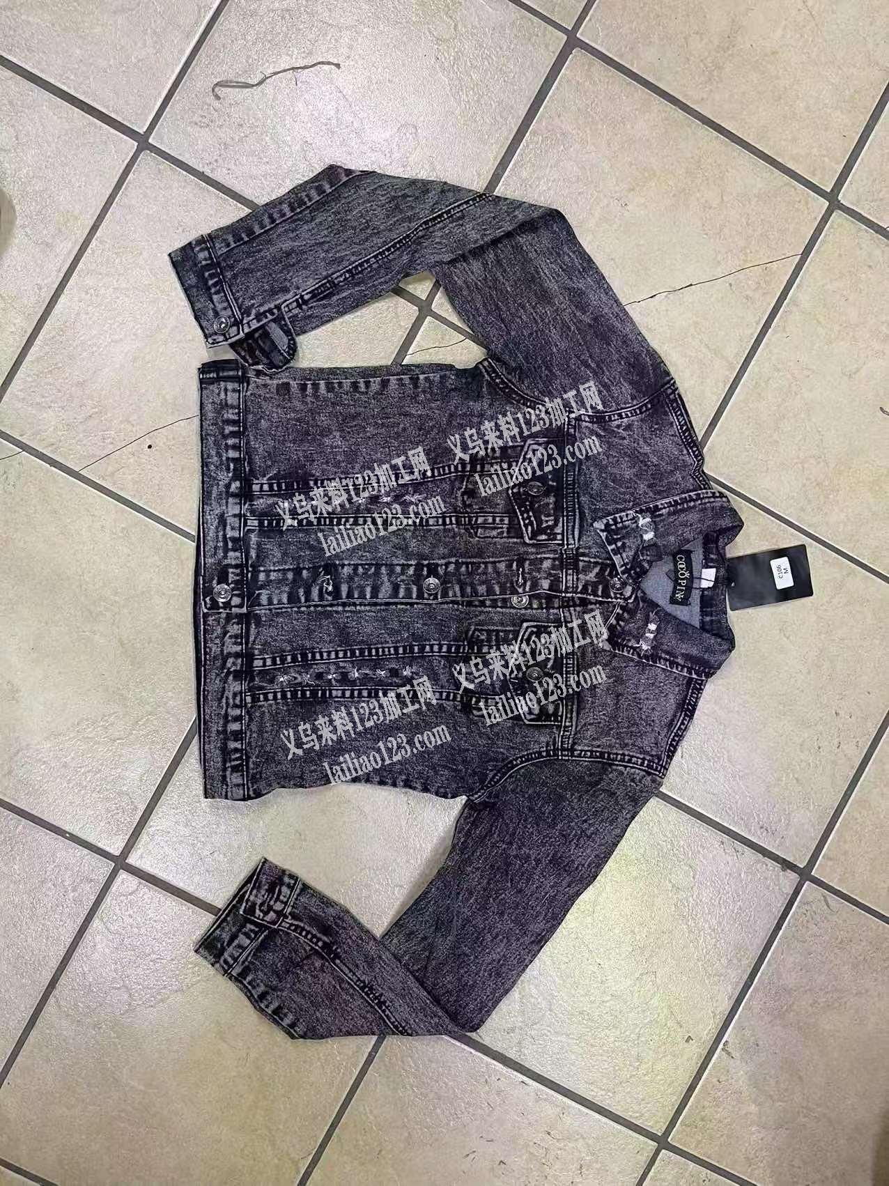服装订单。谁认识做牛仔的工厂，如图，成品