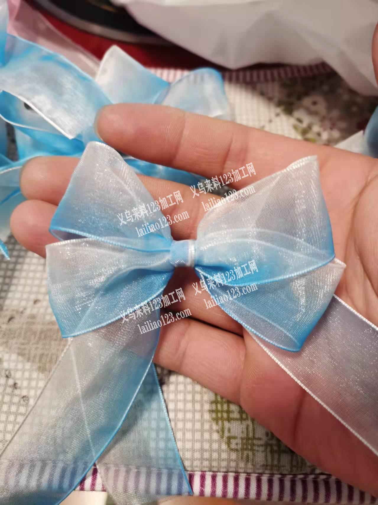 手工活外发，谁家可以绑蝴蝶结。找加工厂，