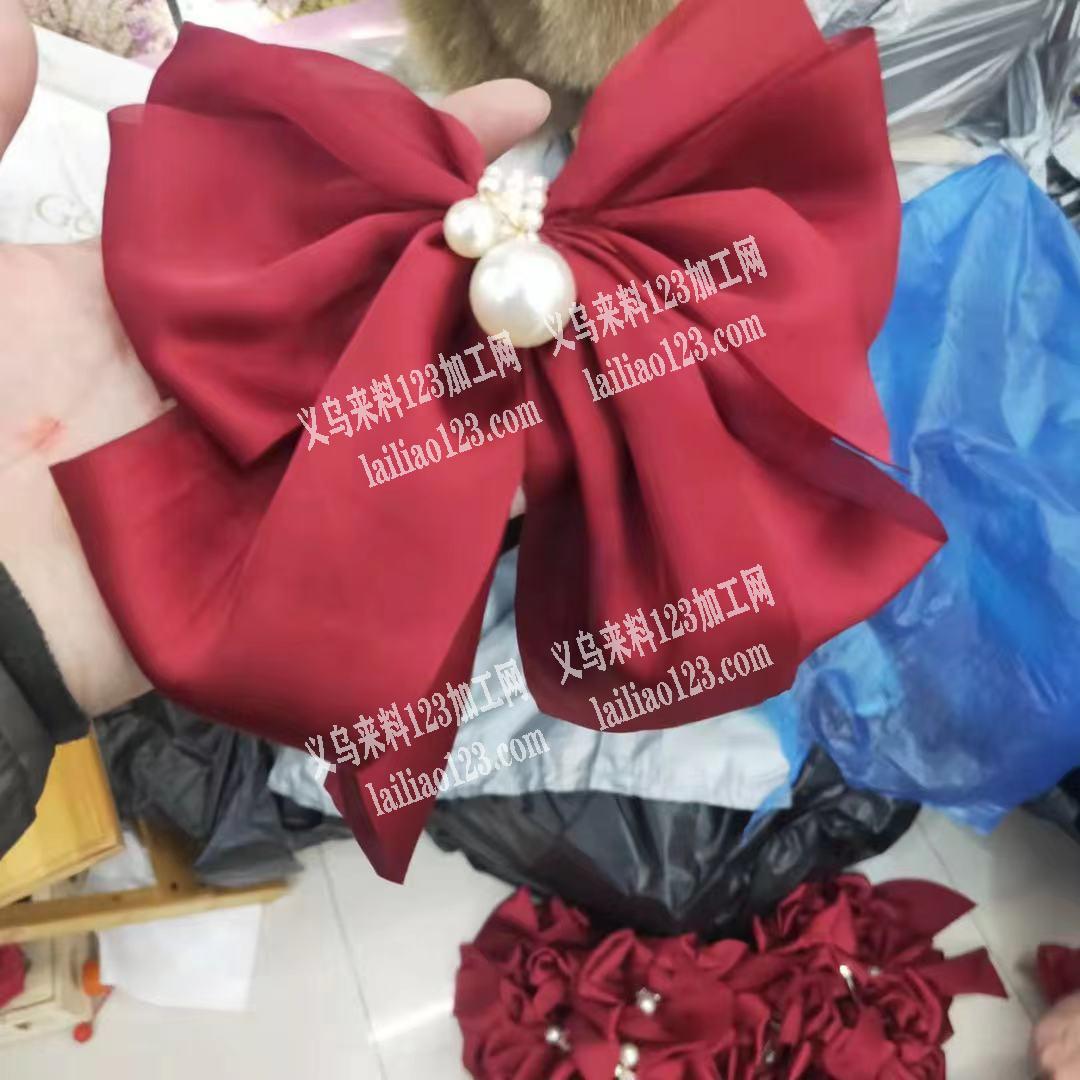 蝴蝶结发饰订单。寻找厂家，不是厂家勿扰，