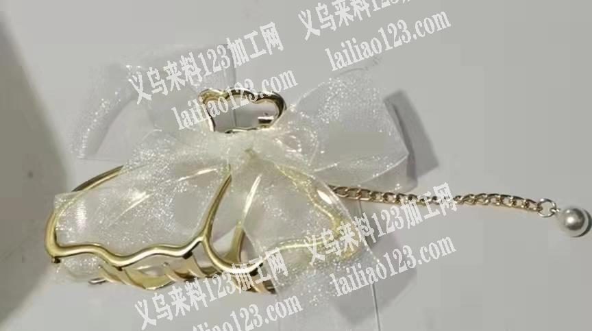 手工活外发，只限义乌，打两个蝴蝶结加两个