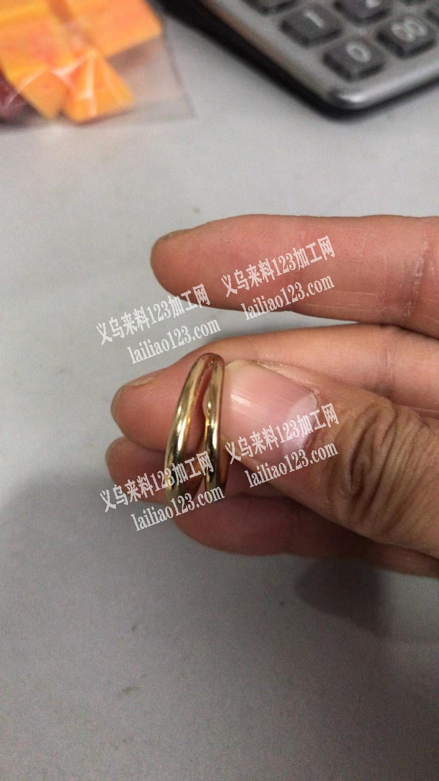 铜戒指外发，如图，找义乌做铜戒指的加工点