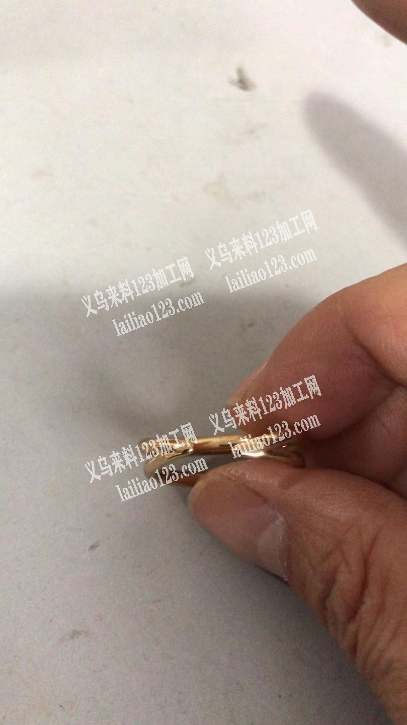 铜戒指外发，如图，找义乌做铜戒指的加工点