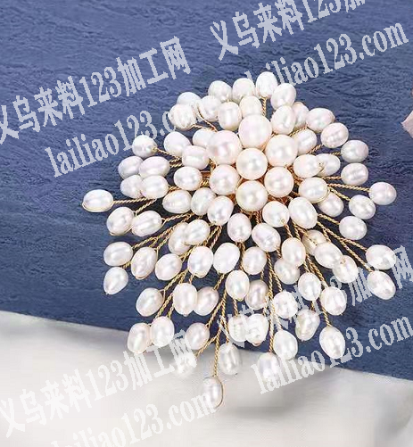 手工活外发，有做过这种绕线，手工比较细致