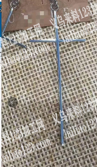 耳环订单外发，这款十字架耳环寻找厂家.义