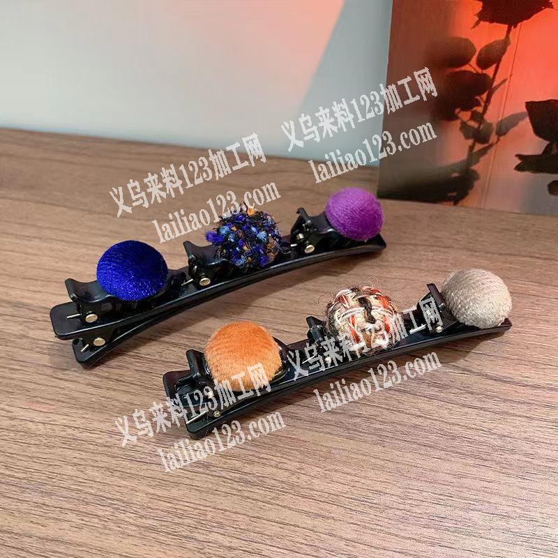 手工活外发加工，发夹上弹簧手工，寻找浙江