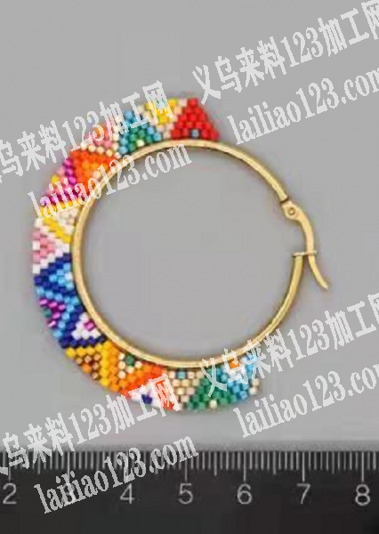 手工活外发，发外地，串米珠编织耳环寻找加