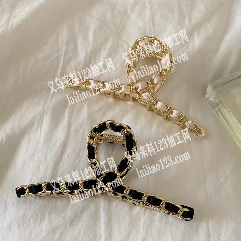 织带绕抓夹手工活外发，寻找绕如图产品的手